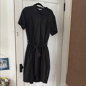 Bridge and Burn Grey Flannel Dress